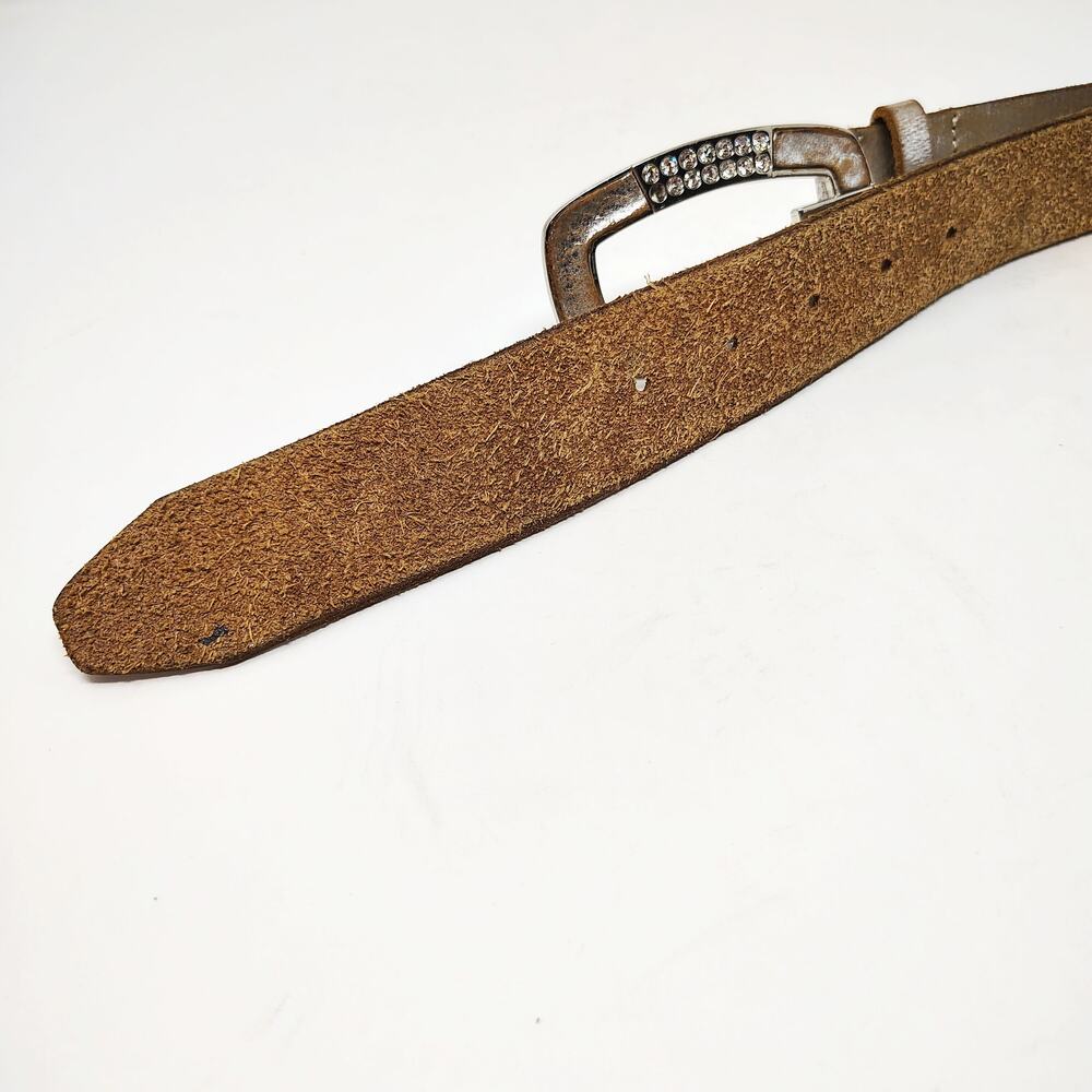 Guess Belt Medium 38 Silver Rhinestone Vintage - Picture 8 of 10